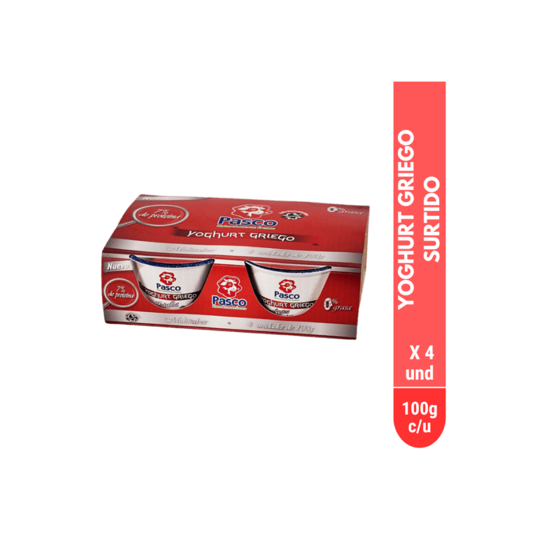 Yoghurt Griego Sabores 100g x 4 unidades